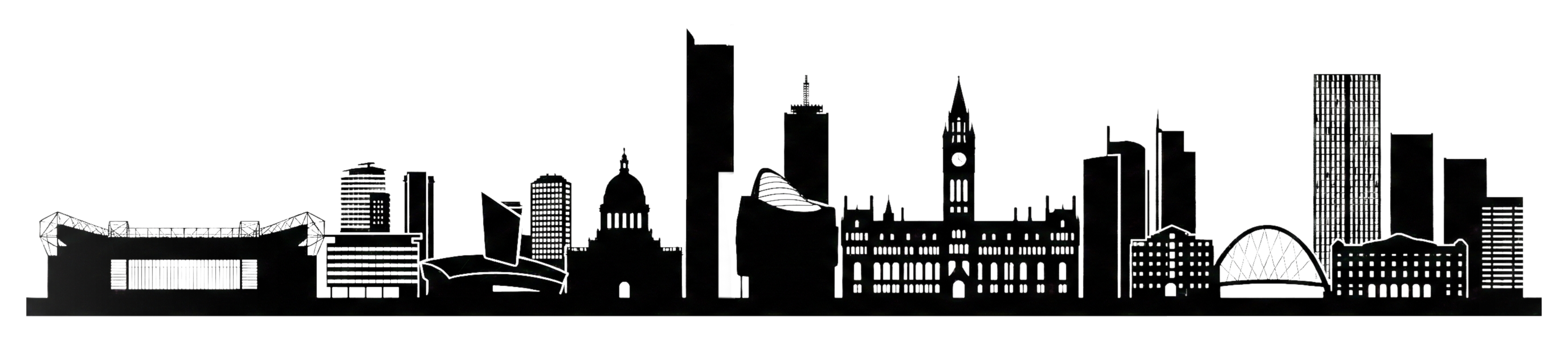 Manchester city skyline